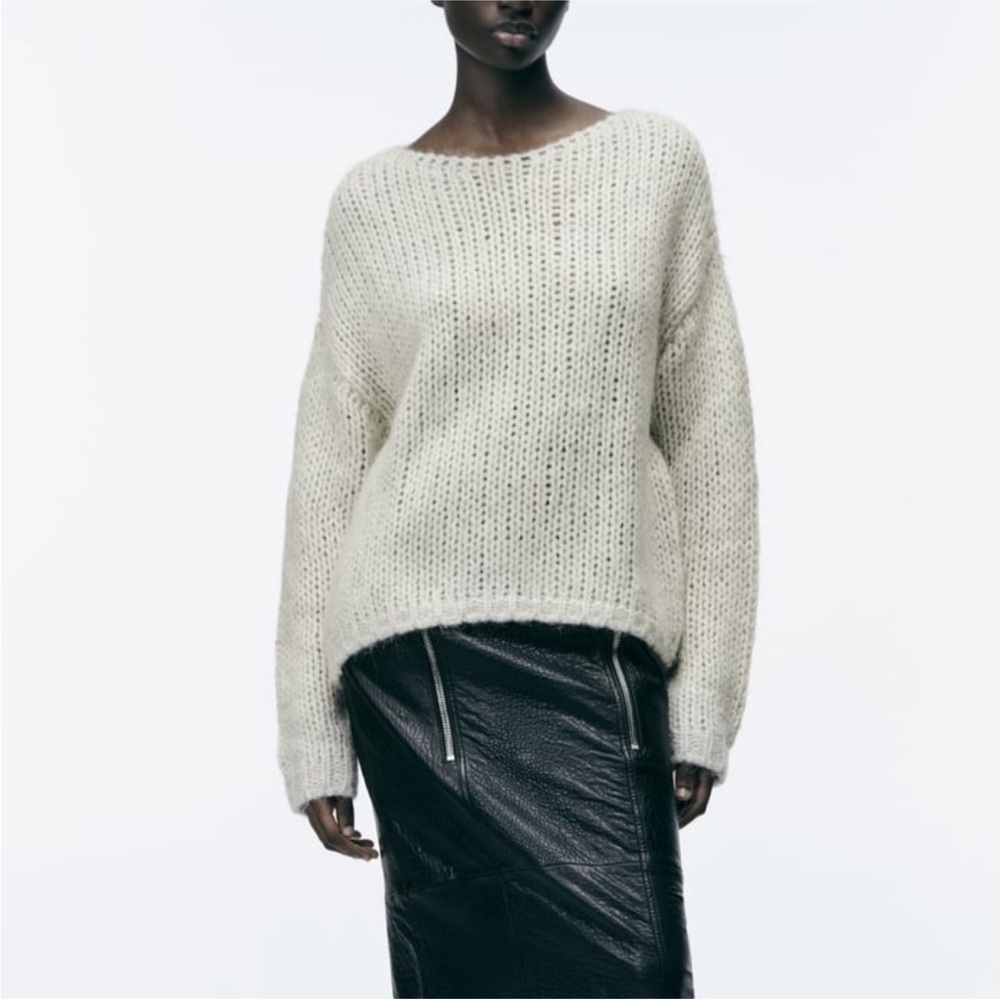Zara Wool & Alpaca Blend Knit Sweater